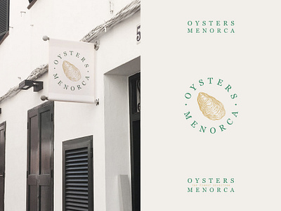 Logo / brand identity design: Oysters Menorca branding design graphic design logo restaurant design