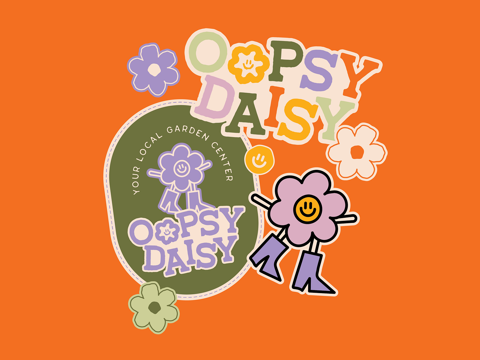 Oopsy Daisy Garden Center by olivia lee on Dribbble