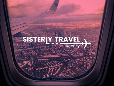 Sisterly Travel Agency brand branding design graphic design logo logotipo