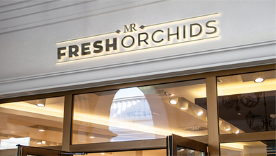 MR Fresh Orchids Branding branding graphic design logo