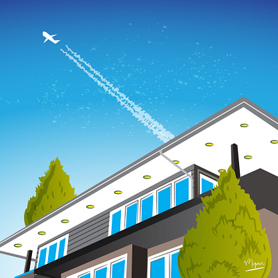 Blue Sky vector illustration