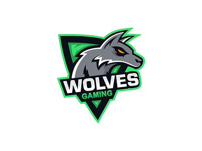 Wolves Logo Vector Gaming branding esport gaming graphic design illustration logo logos sport vector wolf wolves