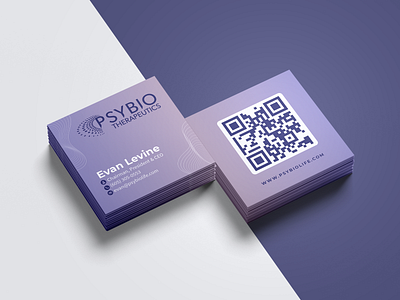 Psybio Business Cards Design graphic design