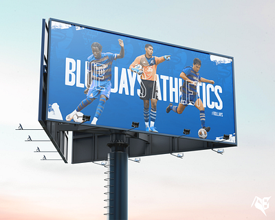 Blue Jays Athletics Billboards graphic design mockup photoshop sports