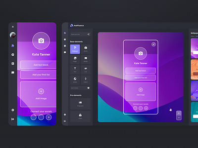 Link In Bio app design multilinks ui ux