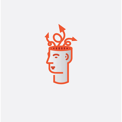 Head Icon branding design graphic design illustration logo typography vector
