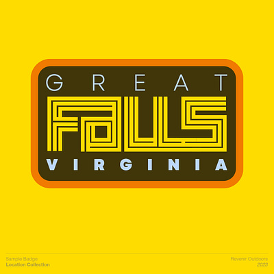 Great Falls Custom Font branding design graphic design illustration logo typography vector
