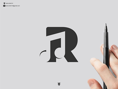 R and music logo design brand branding design graphic design icon initial logo logo design logo type logos mark monogram music typography vector