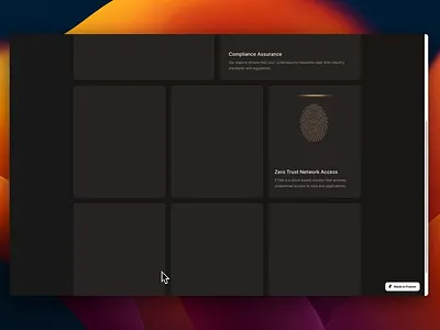 Scan 🔦 animation bento grid card framer lottie files scan