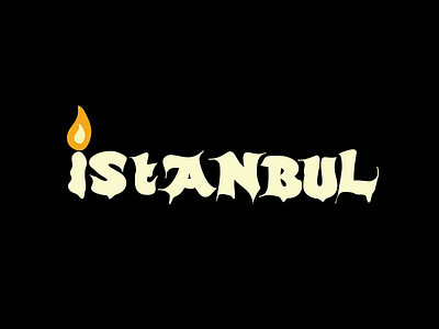 Istanbul candle creativeads creativeagency creativity design editorialillustration graphic design istanbul motion graphics type typo typographic typography