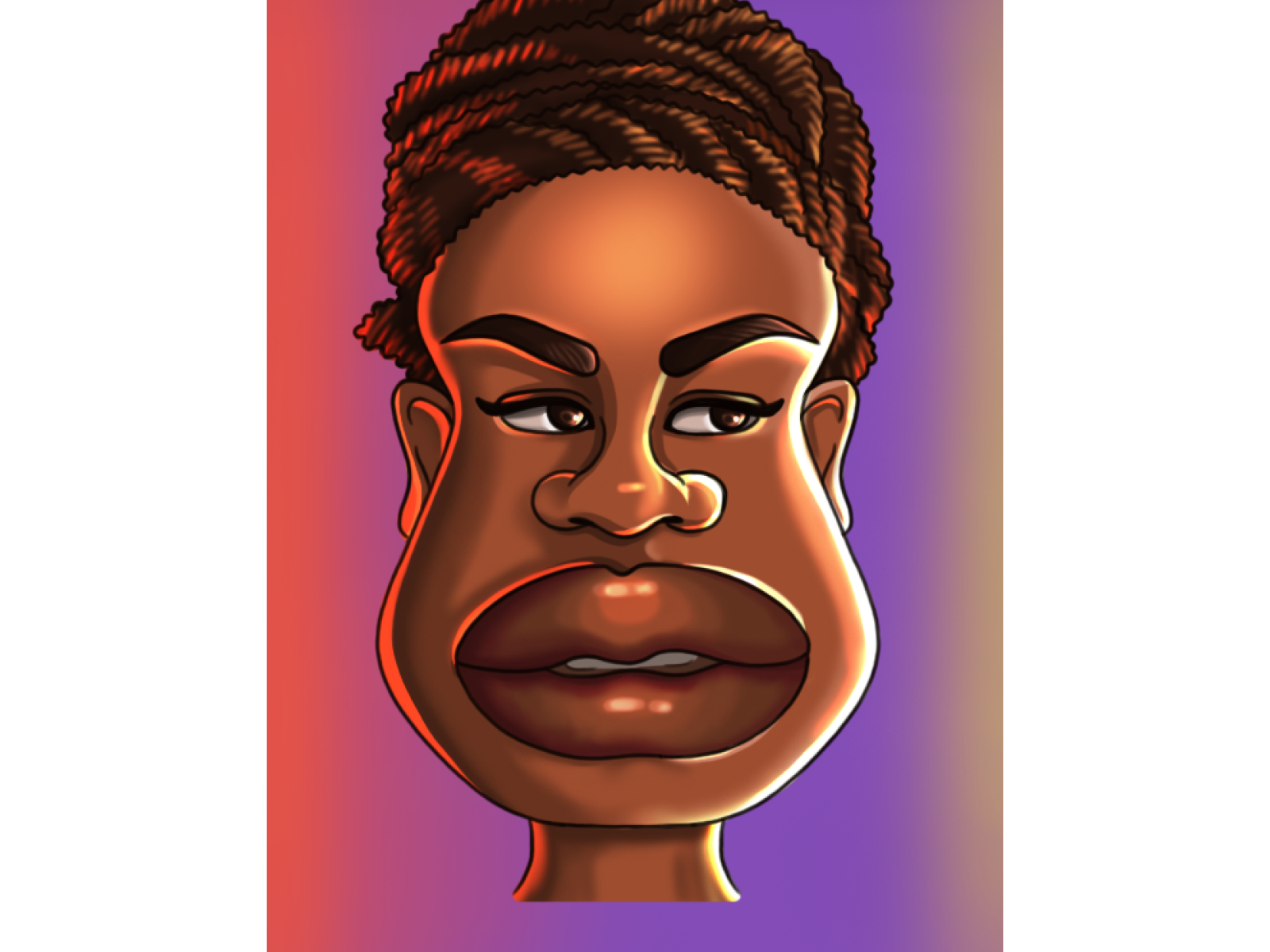 Photoshop portrait art africa art authentic culture digital art ethnic illustration islamic muslim portrait poster religion tradition woman