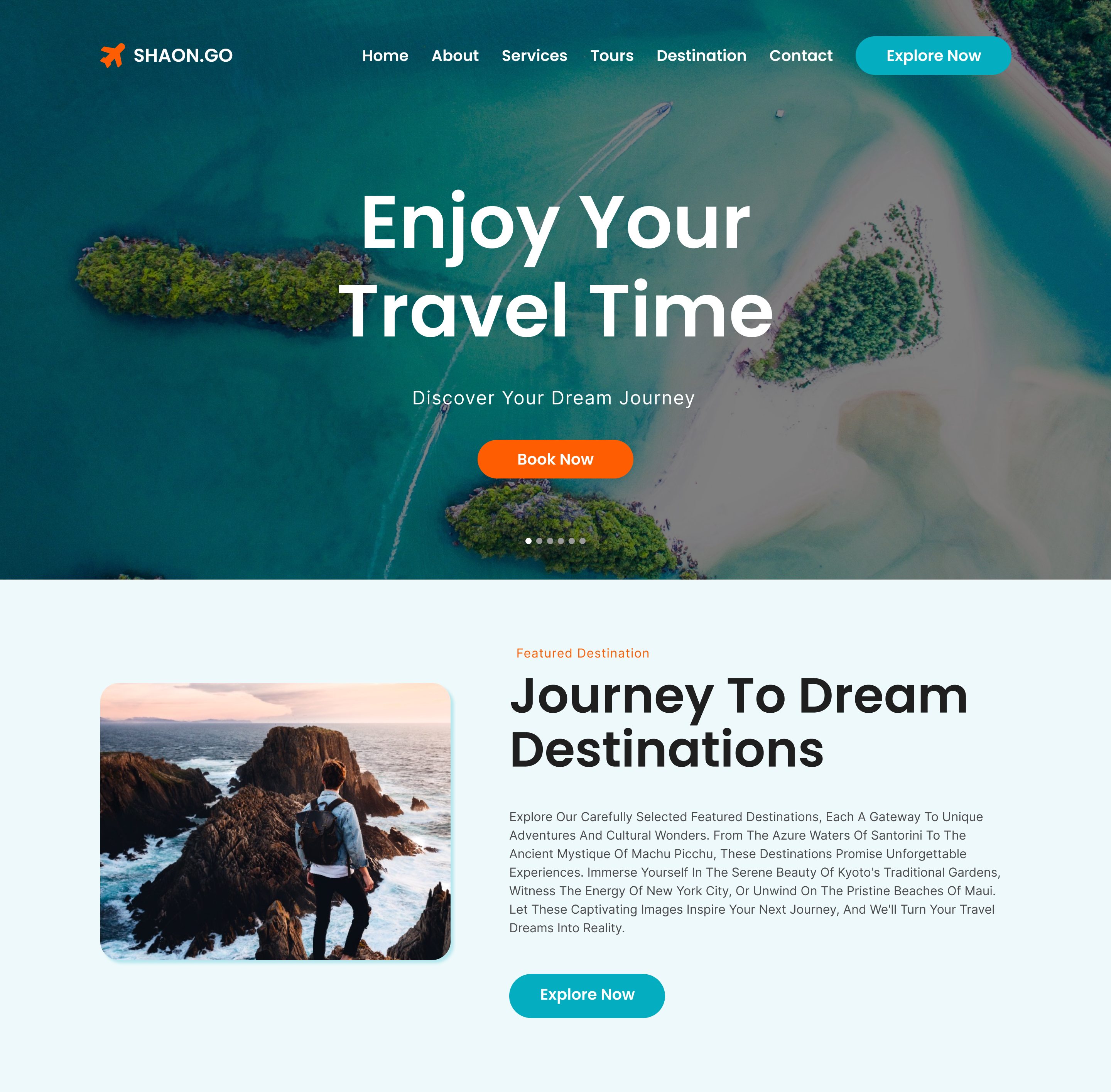Travel agency website design in figma design figma travel travel website ui ui design ux website website design website ui
