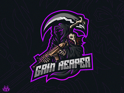 Grim Reaper art artwork branding design game graphic design illustration logo vector
