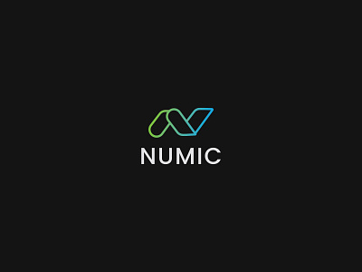 Numic Logo Design (Unused Concept) branding letter n logo logo branding logo n logo n design logo type loog n n design n letter n letter design new logo tech logo tech n letter logo technology logo