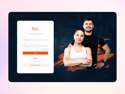 Fitness Web App Login and Register 3d animation app design branding design fitness fitness work out graphic graphic design gyms workout login web app ui ui ux ui design uidesign uiux web app workout