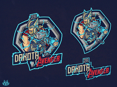 Dakota Avenger art artwork branding design graphic design logo marvel vector