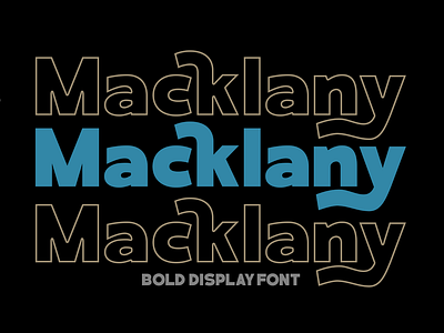 Macklany - Display Font 80s font 90s font branding fashion font futuristic font goodtype headline font holiday font instagram font invitation font ligature font logotype magazine font retro font strong font tiktok font title font typography unique font web font