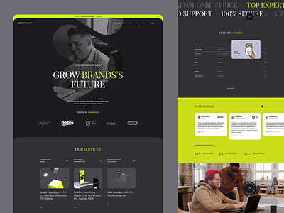 Digital Studio - SW agency digital envato landing page portfolio studio ui website
