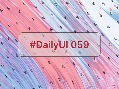 DailyUI 059 - Background pattern graphic design motion graphics ui