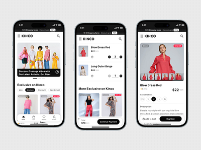 Fashion Ecommerce Mobile App - Exploration app clean design ecommerce fashion ios mobile model photography shape shop style ui wear