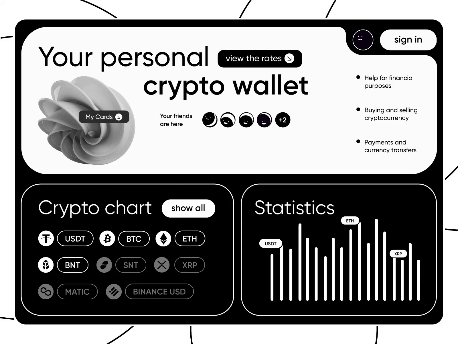 Crypto Wallet Web Platform by Purrweb UI/UX Agency on Dribbble