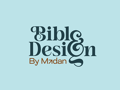 Bible & Design By Madan - Logo D bible bibledesign biblelogo branding chrisitanlogo churchlogo graphic design handcraftedlogo logo logodesign logos madansingh typography