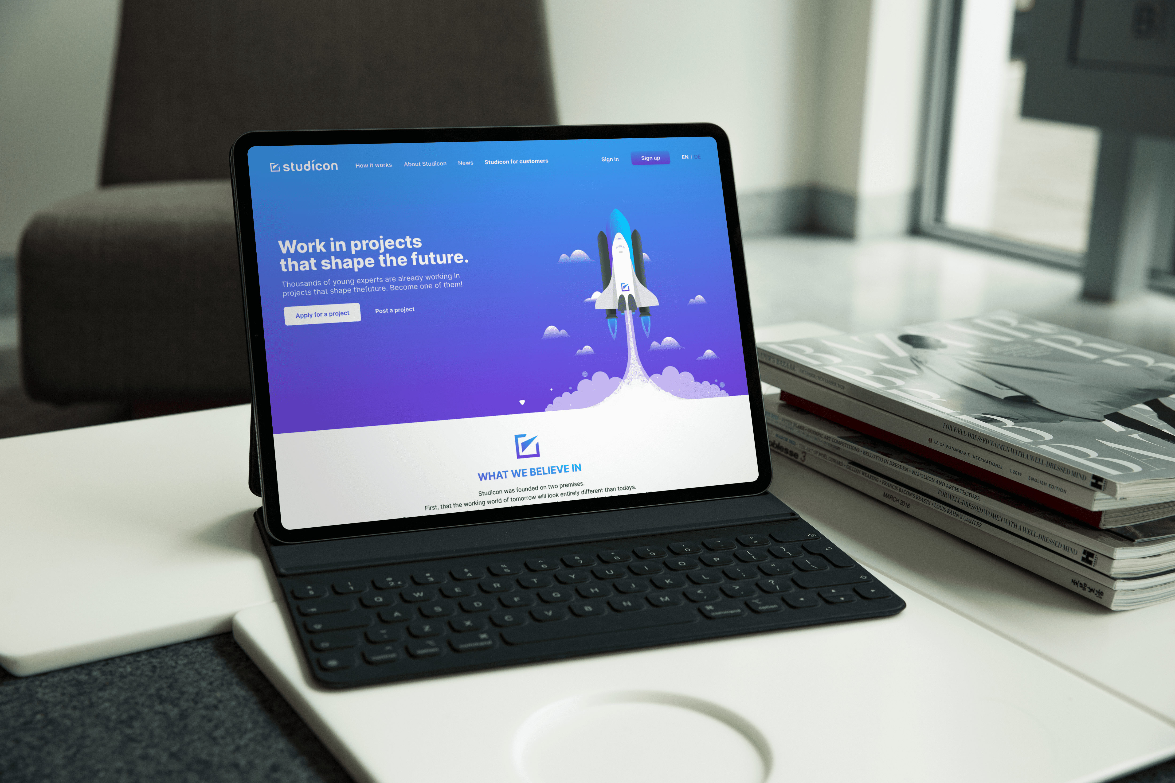 Studicon - web and mob app app branding figma graphic design illustration mobile ui web app