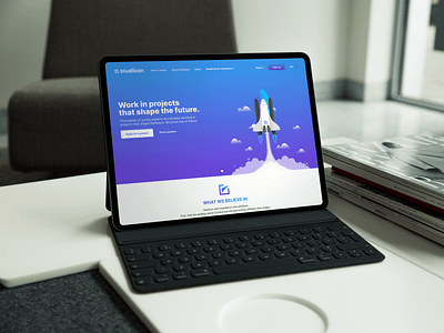 Studicon - web and mob app app branding figma graphic design illustration mobile ui web app