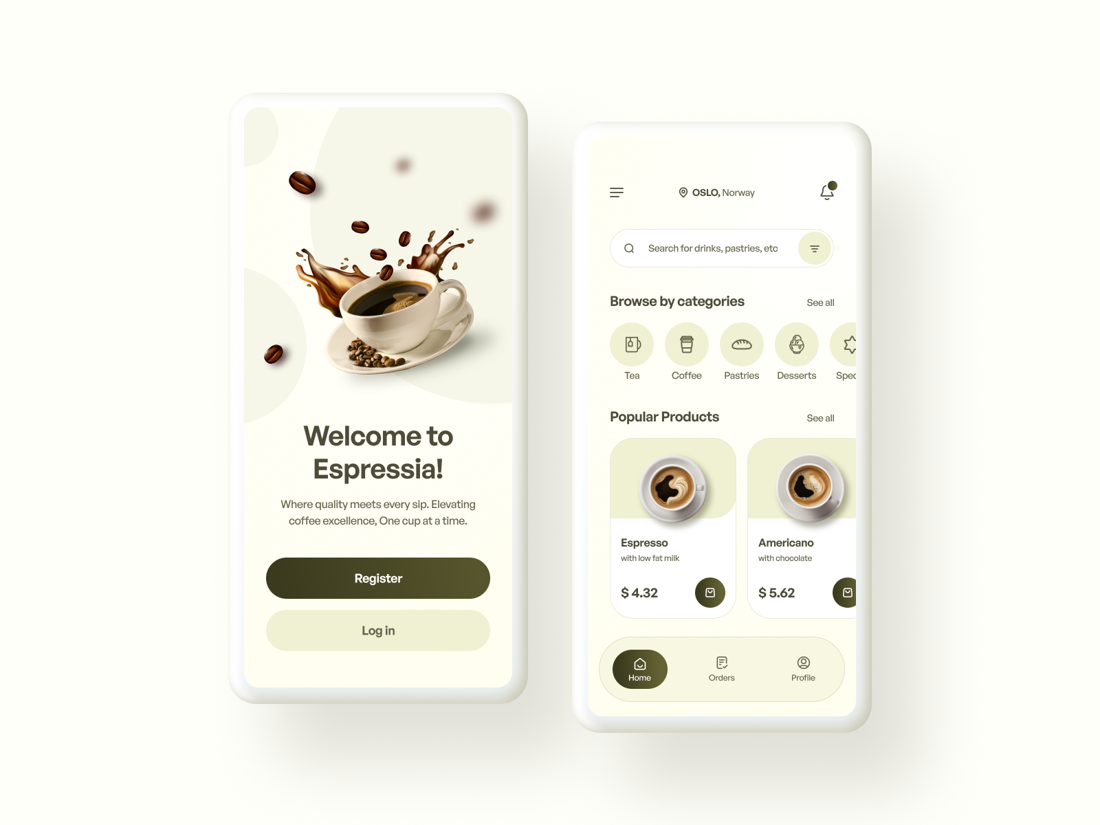 Coffee App UI Design by Kasun Dilanka 🌟 on Dribbble