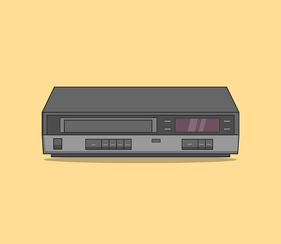 Vintage VCR 90s betamax cassette player retro vcr vhs video cassette vintage