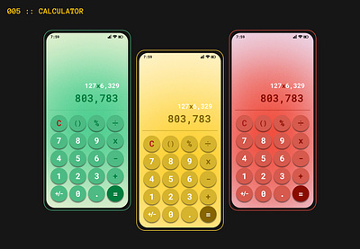 Daily UI #005 - Calculator calculator dailyui dailyuichallenge design