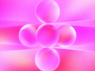 135 💖 2d after effects animation branding circle cj design gradient heart illustration loop love motion motion graphics overlay pink reflection shiny smooth ui