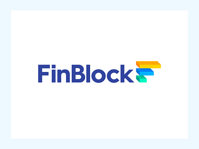 FinBlock - Logo Design ai blockchain branding chart creative branding creative logo creative logo design crypto data digital f fin finance fintech logo money monogram result startup tech