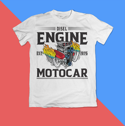 Diesel Engine graphic design
