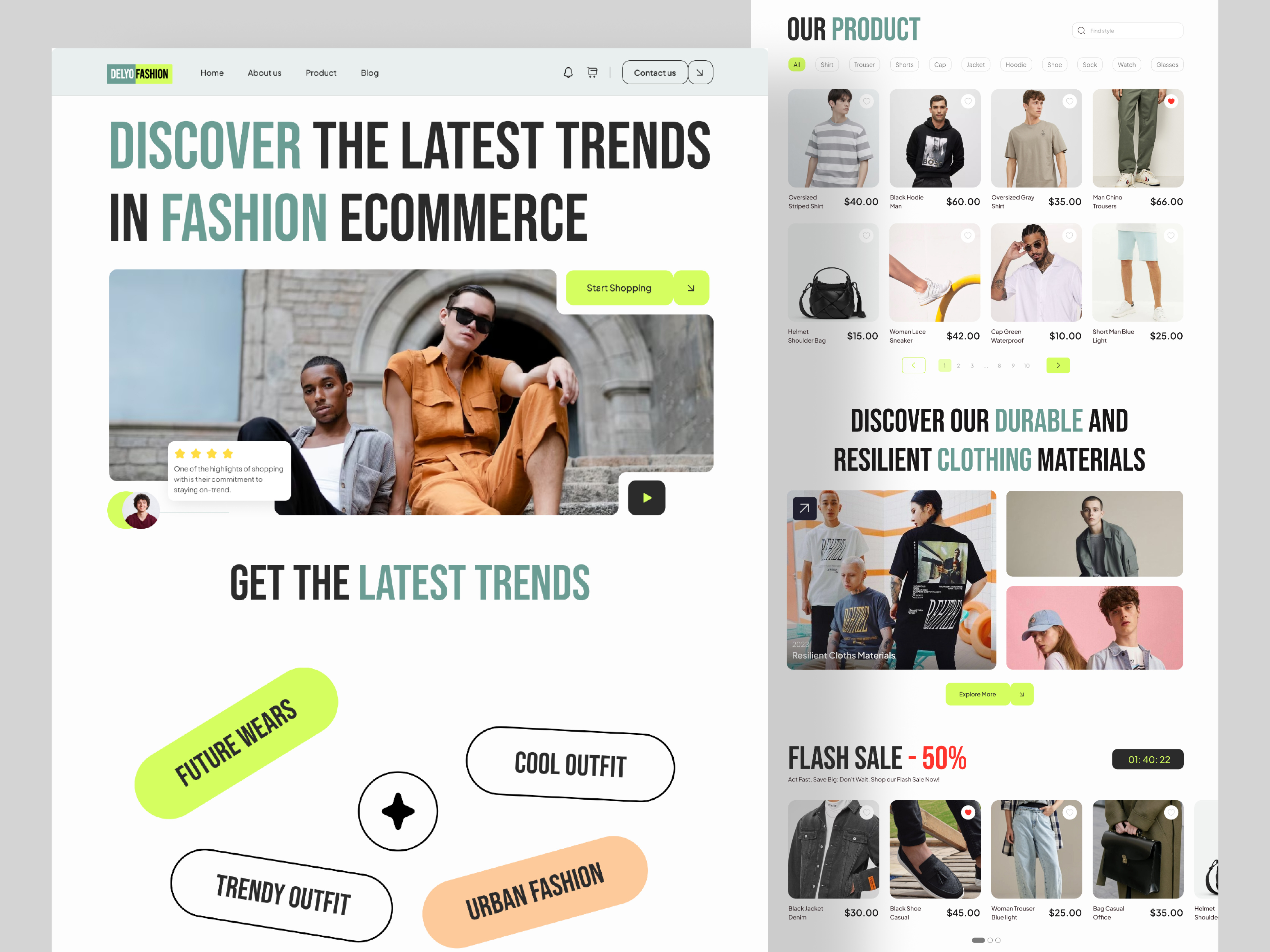 Example of Ecommerce Website Design
