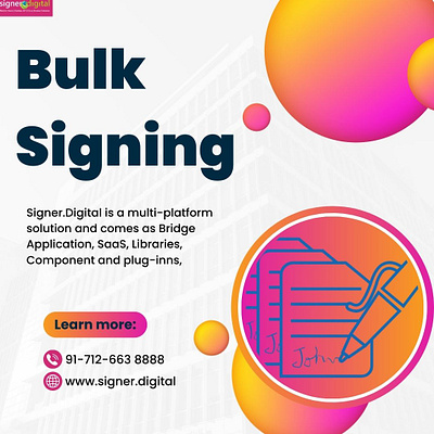 Effortless Bulk Signing with Signer.Digital bulksigning