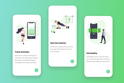 Daily Health Tips App Design: Your Path to Wellness 🌱📱 design mobile app mobile ui treinetic uiux ux