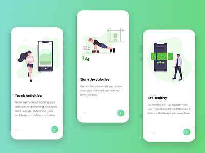 Daily Health Tips App Design: Your Path to Wellness 🌱📱 design mobile app mobile ui treinetic uiux ux