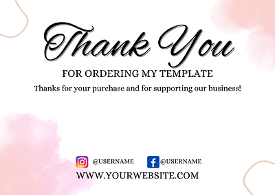 Thank You Card branding graphic design logo motion graphics ui