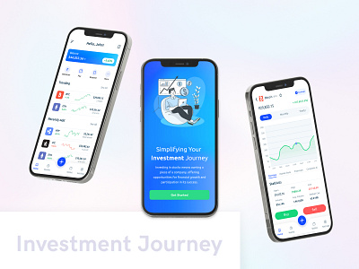 Investment / Trading - Stock Management App Design app design apps budgets business buy concept creative design finance interface investment mobile mobile app modern sell stock stock app tech technology trading