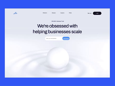 Air.ai Website Redesigned ai chatbot ai landing page ai website ai website design landing page saas saas landing page saas website web design website design