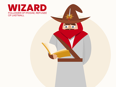Character Design for Wizard character design character designer design graphic design roleplaying rpg character vector vector art wizard