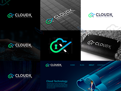 Logo Design for Cloud Hosting agency branding cleaning corporates design graphic design illustration logo logo design ux