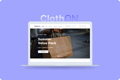 E- Commerce Website - CODSOFT INTERNSHIP TASK 4 app branding clothing clothingwebsite clothon design ecommerce ecommercewebsite graphic design illustration logo typography ui userinterface ux webdesign