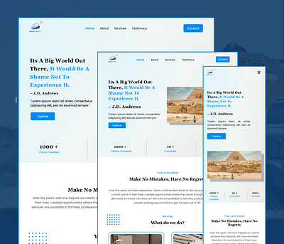 Travel Agency Website Design immigration website travel travel agency website design travel planning web design website