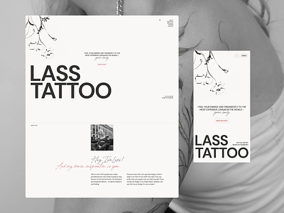 Tattoo Artist Portfolio Website design figma figmadesign graphic design onepage personalwebsite portfolio portfoliowebsite ui uidesign uiux uxdesign uxui web webdesign webdesigner webflow webinspiration websiteportfolio websites