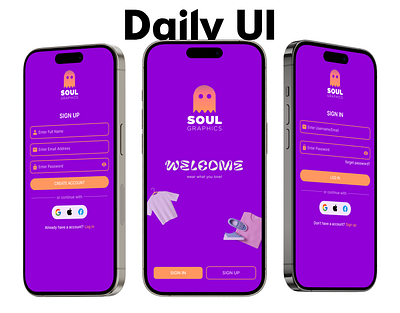 Signup Page #Dailyui branding dailyui logo signup ui uiux