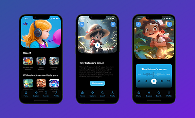 Kiddo Pods graphic design ui ux