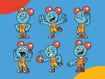 Animatria - Various Poses brandhero brandherodesign branding characterdesign graphic design illustration logo mascot mascotdesign mascotlogo pose poses vector