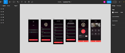 Pet Feeder App design app design figma prototype uiux design xd